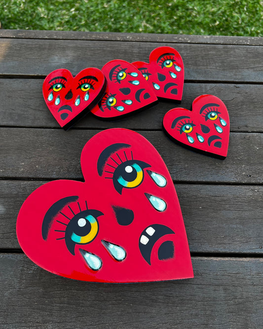 Quadro Sad Heart 20cm